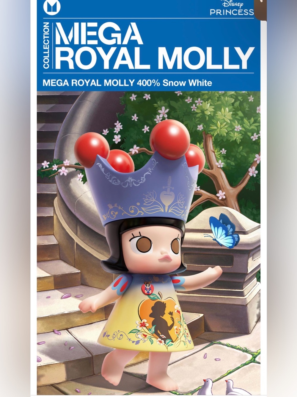 Authentic MEGA ROYAL MOLLY Snow White 400% - Factory Sealed
